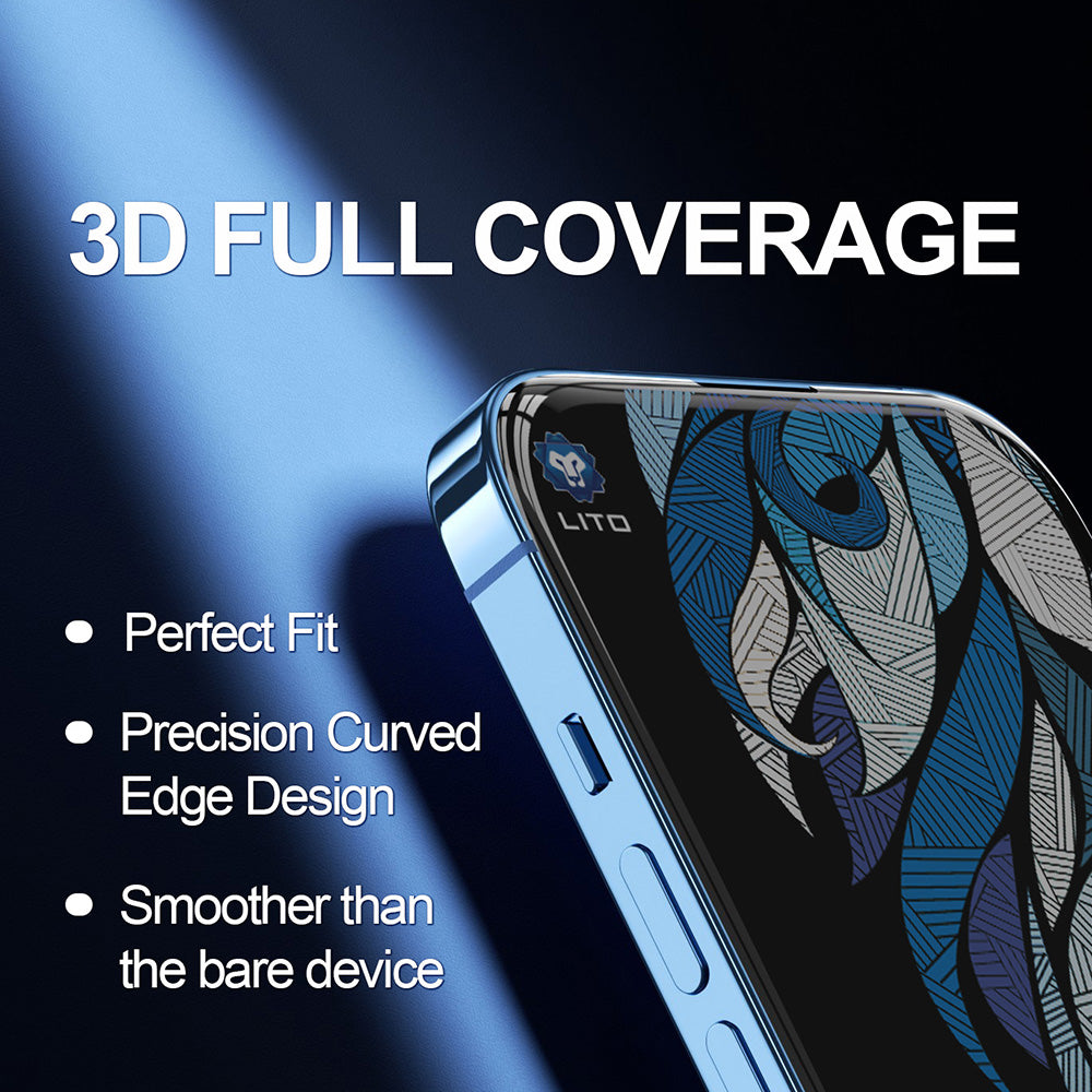Folia ochronna Privacy Screen Lito D+ Max 4K dla Apple iPhone 17 Pro Max, Hartowane szkło, Pełne klejenie