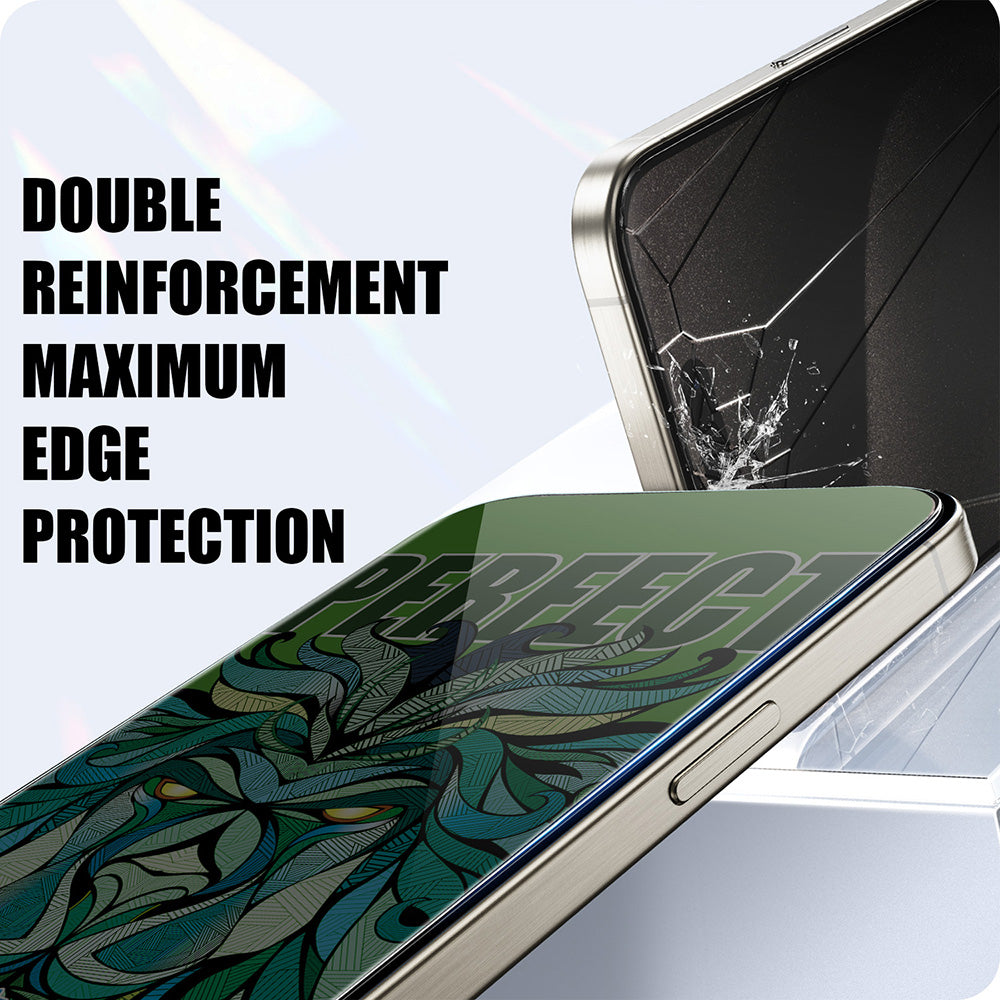 Folia ochronna Privacy Lito D+ Max Strong na ekran dla Apple iPhone 17 Pro Max, Hartowane szkło, Pełne klejenie