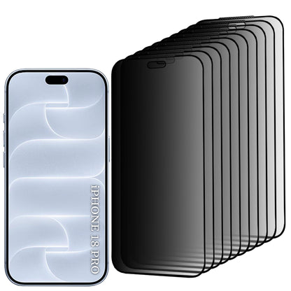 Folia ochronna na ekran Privacy Lito HD Pro do Apple iPhone 18 Pro, szkło hartowane, pełny klej, zestaw 10 sztuk