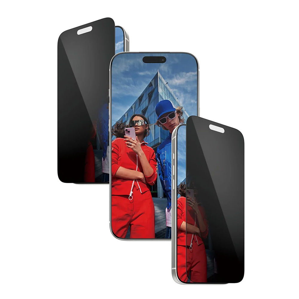 Folia ochronna do ekranu Privacy PanzerGlass Ultra-Wide Fit 2-Way EasyAligner dla Apple iPhone 17 Pro Max, Szkło Hartowane, Pełne Klejenie