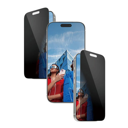 Folia ochronna do ekranu Privacy PanzerGlass Ultra-Wide Fit 2-Way EasyAligner dla Apple iPhone 17 Pro, Szkło Hartowane, Pełne Klejenie
