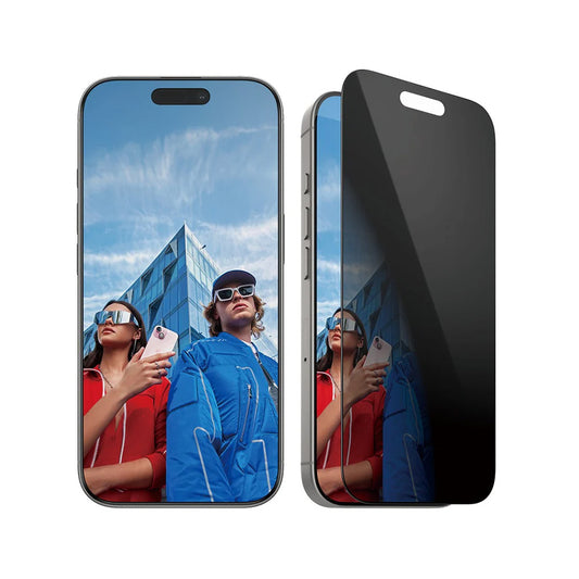 Folia ochronna do ekranu Privacy PanzerGlass Ultra-Wide Fit EasyAligner dla Apple iPhone 16 Pro, Szkło Hartowane, Pełne Klejenie