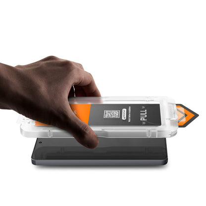 Folia ochronna Ecran Privacy Spigen GlastR EZ FIT Pro HD dla Samsung Galaxy S26 Plus S947, Szkło Hartowane, Pełne Klejenie, Zestaw 2 sztuki AGL11085