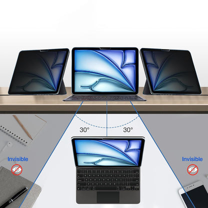 Folia ochronna na ekran Privacy Techsuit ArmorGlass CrystalHD do Apple iPad (2025) / (2022), szkło hartowane, pełna klej, zestaw 2 sztuki