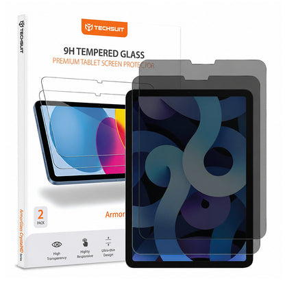 Folia ochronna na ekran Privacy Techsuit ArmorGlass CrystalHD do Apple iPad Pro 11 (2022), szkło hartowane, pełna klej, zestaw 2 sztuki