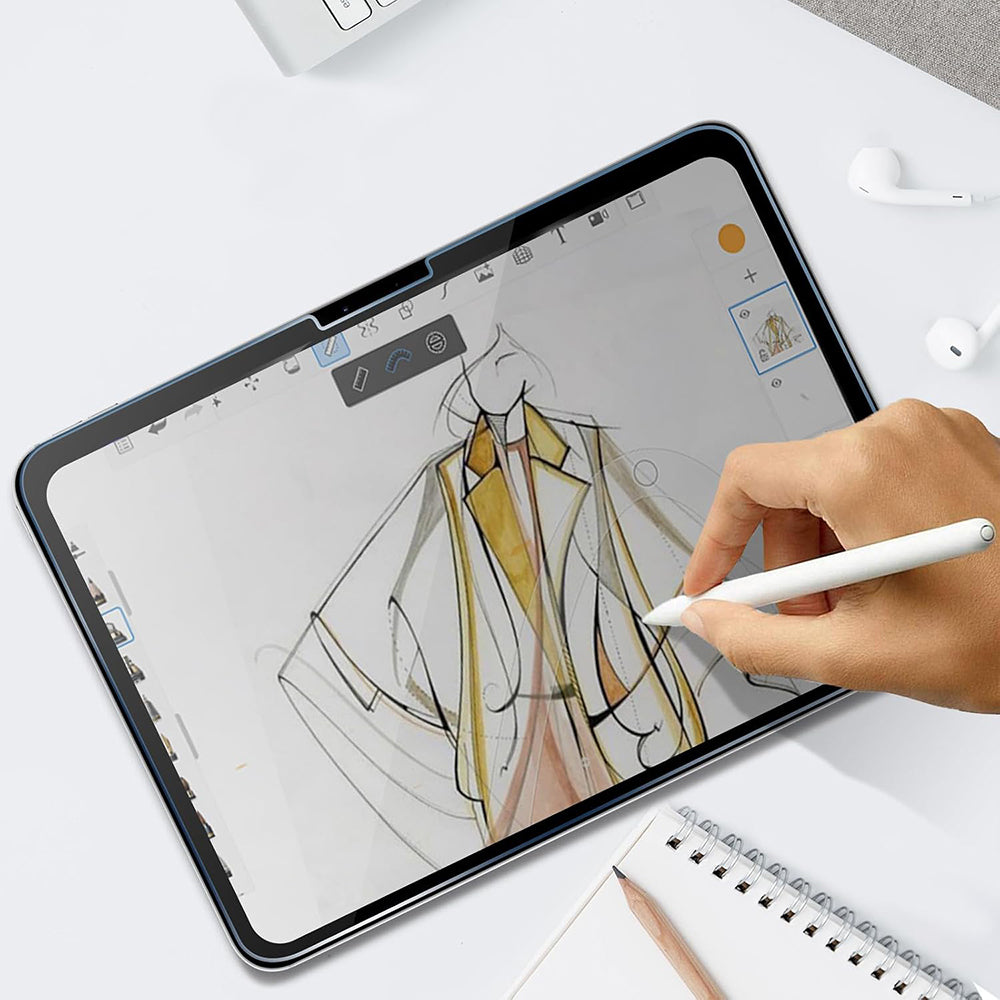 Folia ochronna na ekran Privacy Techsuit ArmorGlass CrystalHD do Apple iPad Pro 11 (2024), szkło hartowane, pełna klej, zestaw 2 sztuki