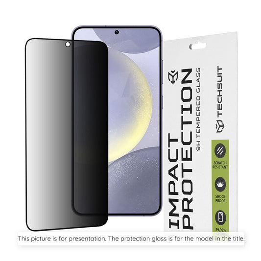 Folia ochronna na ekran Privacy Techsuit do Apple iPhone 18 Pro Max, szkło hartowane, pełna warstwa kleju, 111D