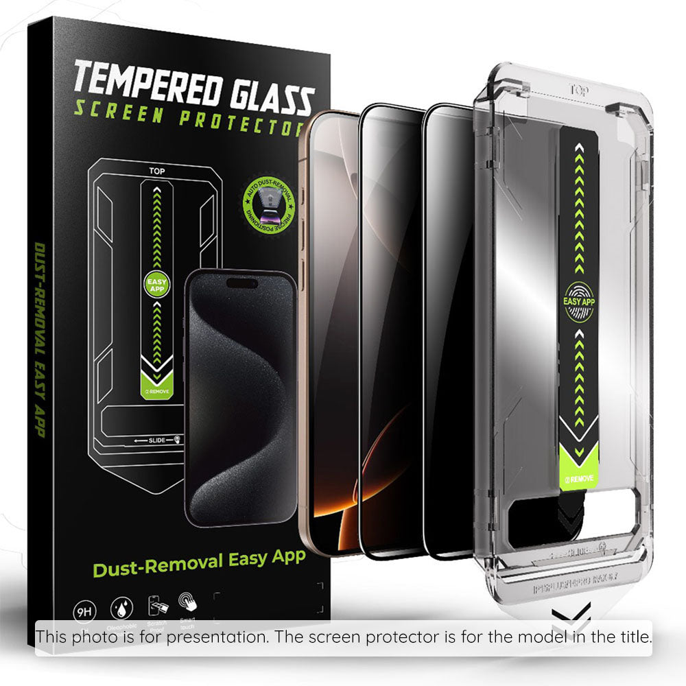 Folia ochronna do ekranu Privacy Techsuit TitanGlass CrystalHD dla Samsung Galaxy S25 FE, Hartowane szkło, Pełne klejenie