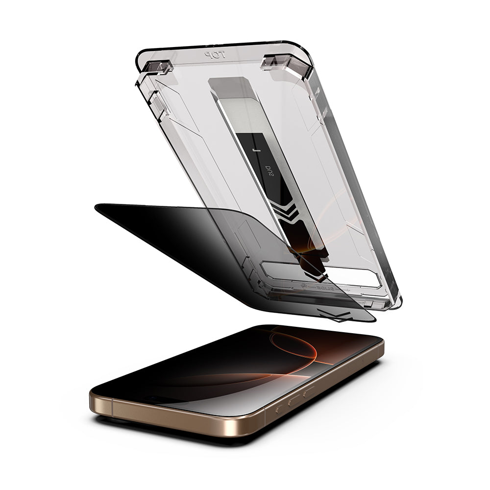Folia ochronna na ekran Privacy Techsuit TitanGlass do Apple iPhone 14 Pro Max, szkło hartowane, pełna warstwa kleju