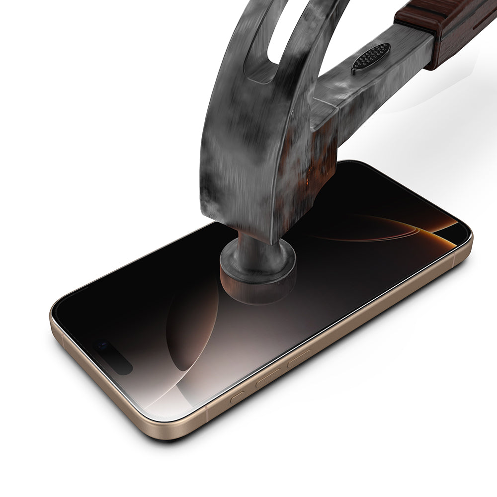 Folia ochronna Ecran Privacy Techsuit TitanGlass dla Apple iPhone 17 Pro Max, Szkło Hartowane, Full Glue, Zestaw 2 sztuki