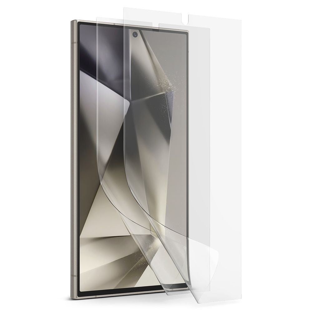 Folia ochronna na ekran Ringke Dual Easy dla Samsung Galaxy S24 Ultra S928, Plastik, Zestaw 2 sztuki