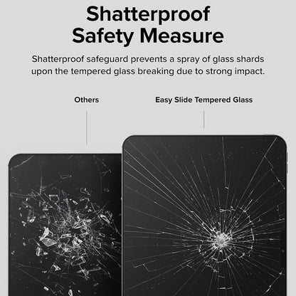 Folia ochronna na ekran Ringke Easy Slide do Apple iPad Pro 11 (2024), szkło hartowane, pełna warstwa kleju