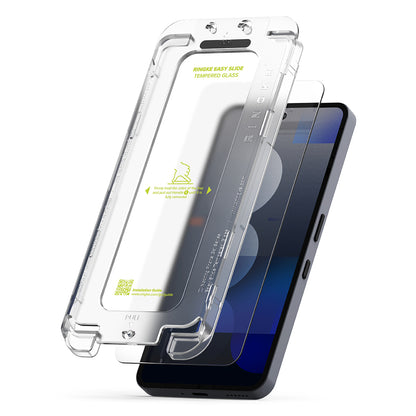 Folia ochronna na ekran Ringke Easy Slide do Nothing Phone (3a) / Phone (3a) Pro, szkło hartowane, pełna warstwa kleju, zestaw 2 sztuki