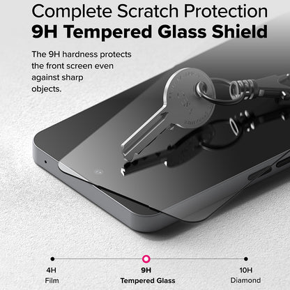 Folia ochronna na ekran Ringke Easy Slide do Nothing Phone (3a) / Phone (3a) Pro, szkło hartowane, pełna warstwa kleju, zestaw 2 sztuki