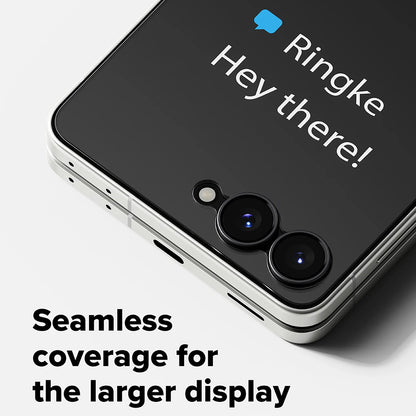 Folia ochronna na ekran zewnętrzny Ringke Pro do Samsung Galaxy Z Flip8 F776, szkło hartowane, pełna klej, zestaw 2 sztuki
