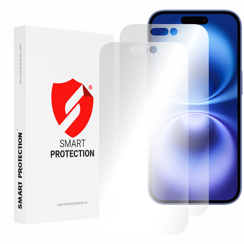 Folia ochronna na ekran Smart Protection Premium Classic do Apple iPhone 16, plastik, zestaw 2 sztuki