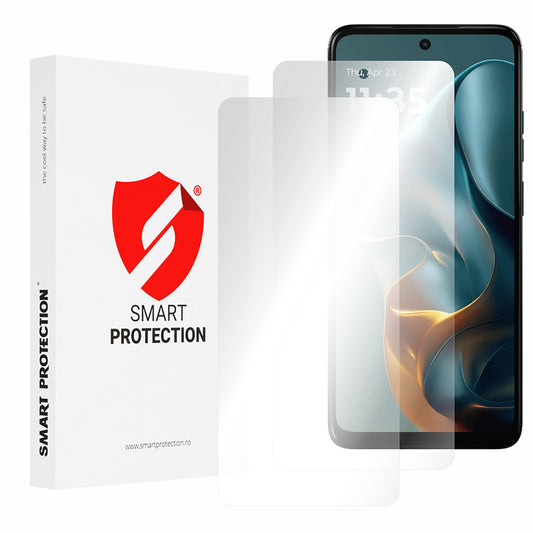 Folia ochronna na ekran Smart Protection Premium Classic do Motorola Moto E15 / G05, plastik, zestaw 2 sztuki