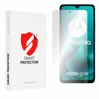 Folia ochronna Smart Protection Premium Classic na ekran do Motorola Moto G06 Power / G06, Plastik, Pełne klejenie, Zestaw 2 sztuki