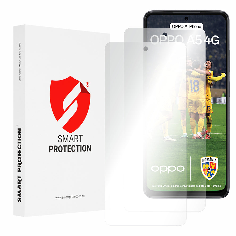 Folia ochronna na ekran Smart Protection Premium Classic do Oppo A5 4G, plastik, zestaw 2 sztuki