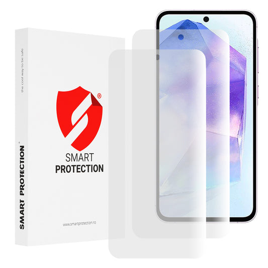 Folia ochronna na ekran Smart Protection Premium Classic do Samsung Galaxy M35 / A55 5G A556 / A35 5G A356, plastik, zestaw 2 sztuki