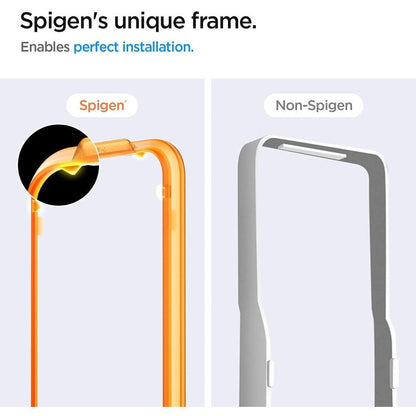 Folia ochronna na ekran Spigen GlastR Align Master do Samsung Galaxy A54 A546, szkło hartowane, pełna klej, zestaw 2 sztuki AGL05966
