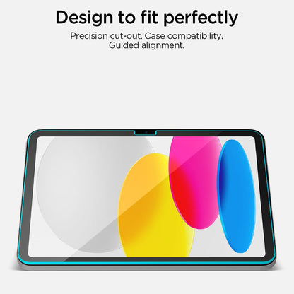 Spigen GlastR Align Master T Screen Protector for Apple iPad (2025) / (2022), Tempered Glass, Full Glue AGL11698