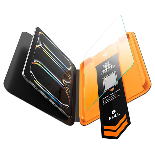 Folia ochronna na ekran Spigen GlastR Align Master T do Apple iPad Pro 11 (2025) / Pro 11 (2024), szkło hartowane, pełna warstwa kleju AGL11699