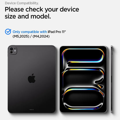 Spigen GlastR Align Master T Screen Protector for Apple iPad Pro 11 (2025) / Pro 11 (2024), Tempered Glass, Full Glue AGL11699