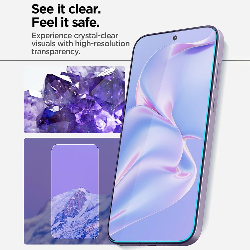 Spigen GlastR AlignMaster S Screen Protector for OnePlus 15, Tempered Glass, Full Glue, Set of 2 pieces AGL11333