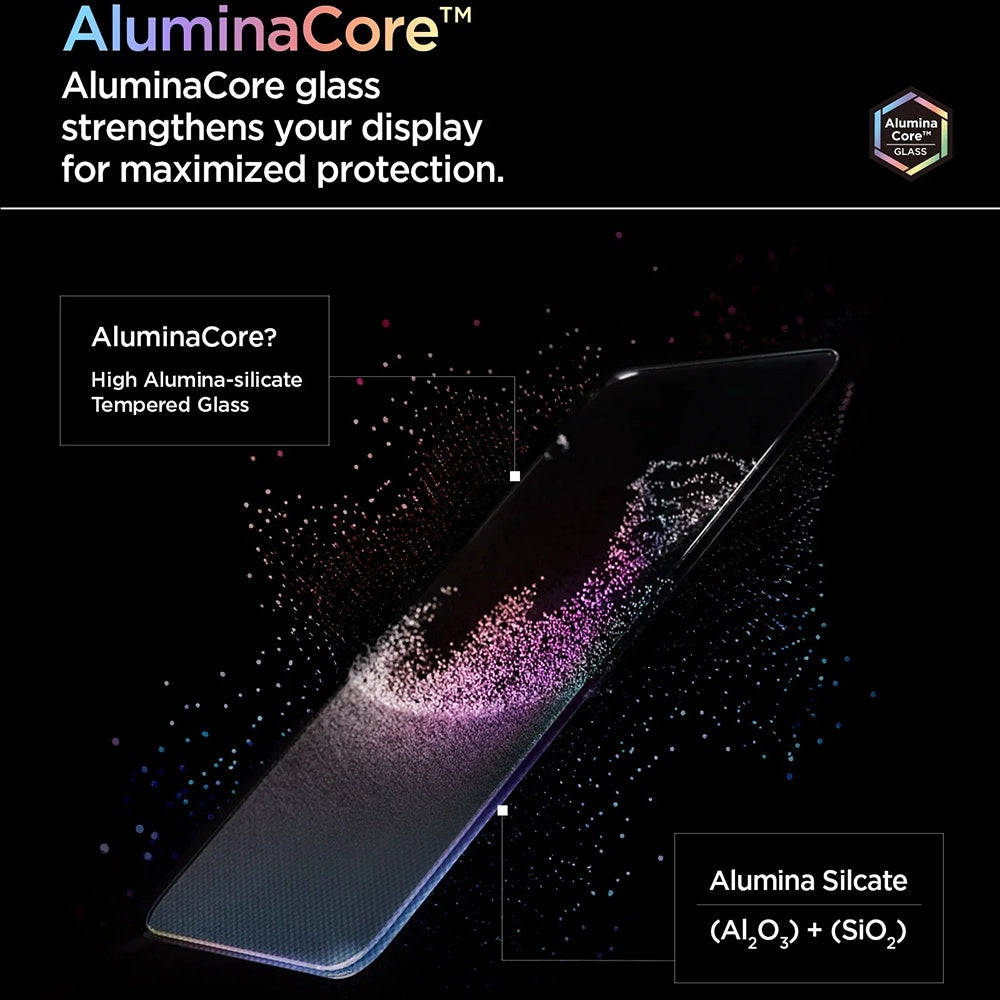 Spigen GlastR AlignMaster S Screen Protector for OnePlus 15, Tempered Glass, Full Glue, Set of 2 pieces AGL11333