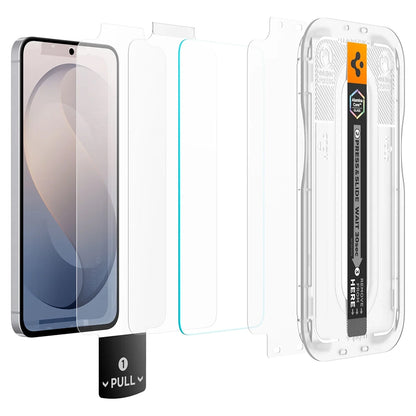 Folia ochronna na ekran Spigen GlastR EZ FIT Pro HD do Samsung Galaxy S26 FE S741, szkło hartowane, pełna klej, zestaw 2 sztuki AGL11811