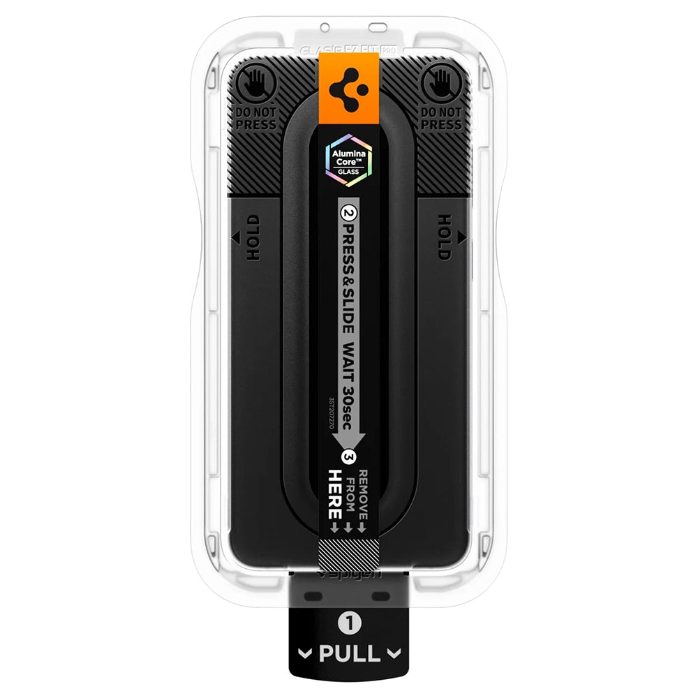 Folia ochronna na ekran Spigen GlastR EZ FIT Pro HD do Samsung Galaxy S26 FE S741, szkło hartowane, pełna klej, zestaw 2 sztuki AGL11811