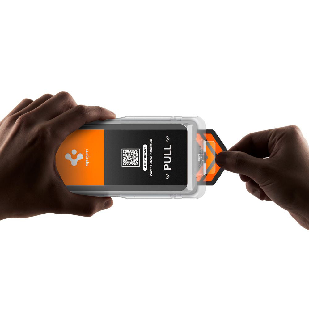 Folia ochronna do ekranu Spigen GlastR EZ FIT Pro HD dla Samsung Galaxy S26 Plus S947, Hartowane szkło, Pełne klejenie AGL11086