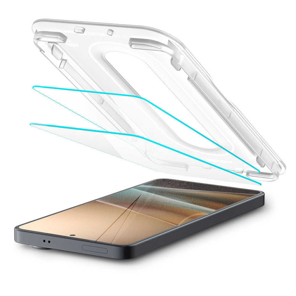 Folia ochronna na ekran Spigen GlastR EZ FIT Pro HD Anti-Reflection do Samsung Galaxy S26 S942, szkło hartowane, pełna klej, zestaw 2 sztuki