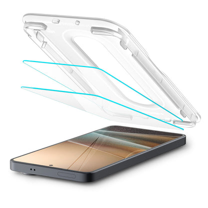 Folia ochronna na ekran Spigen GlastR EZ FIT Pro HD Anti-Reflection do Samsung Galaxy S26 S942, szkło hartowane, pełna klej, zestaw 2 sztuki