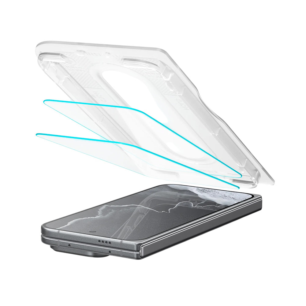 Spigen GlastR EZ FIT Pro Screen Protector for Google Pixel 11 Pro Fold, Tempered Glass, Full Glue, Set of 2 pieces AGL11490