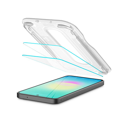 Folia ochronna na ekran Spigen GlastR EZ FIT Pro do Samsung Galaxy A27 5G, szkło hartowane, pełna klej, zestaw 2 sztuki AGL11809
