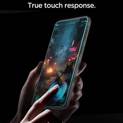 Folia ochronna na ekran Spigen GlastR EZ FIT Pro do Samsung Galaxy A27 5G, szkło hartowane, pełna klej, zestaw 2 sztuki AGL11809