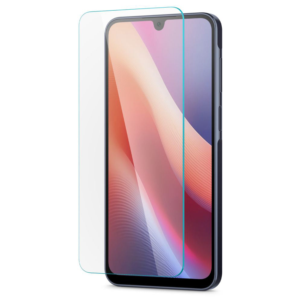 Folia ochronna na ekran Spigen GlastR Slim dla Samsung Galaxy A26 A266 / A16 5G A166 / A16 4G A165, Hartowane szkło, Pełne klejenie, Zestaw 2 sztuki