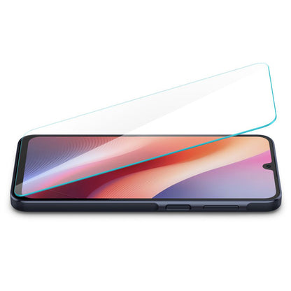 Folia ochronna na ekran Spigen GlastR Slim dla Samsung Galaxy A26 A266 / A16 5G A166 / A16 4G A165, Hartowane szkło, Pełne klejenie, Zestaw 2 sztuki
