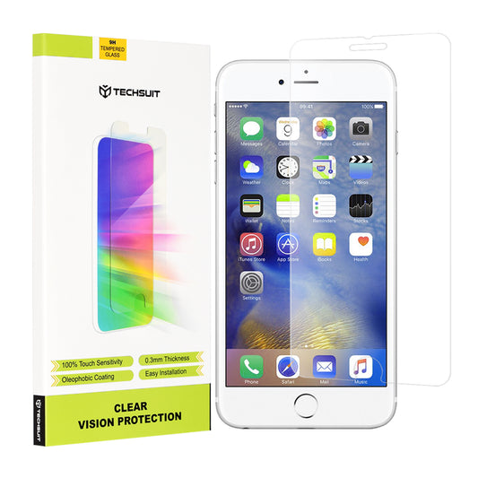 Folia ochronna na ekran Techsuit Clear Vision do Apple iPhone 6s Plus / 6 Plus, szkło hartowane, pełna warstwa kleju