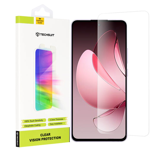 Folia ochronna na ekran Techsuit Clear Vision do Oppo Reno13 FS 5G / Reno13 F 4G / Reno13 F, szkło hartowane, pełna warstwa kleju