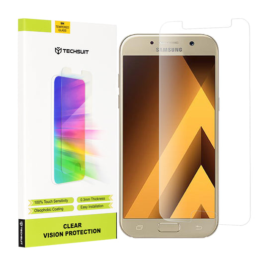 Folia ochronna na ekran Techsuit Clear Vision do Samsung Galaxy A5 (2017) A520, szkło hartowane, pełna warstwa kleju