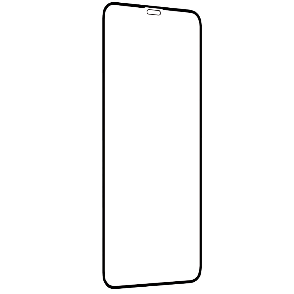 Techsuit Screen Protector Film for Apple iPhone 12 Pro Max, Tempered Glass, Full Glue, 111D, Black