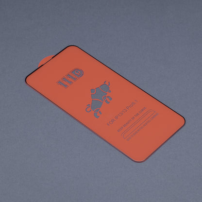 Folia ochronna na ekran Techsuit do Apple iPhone 14 Plus / 13 Pro Max, szkło hartowane, Full Glue, 111D, czarna