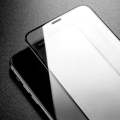 Folia ochronna Techsuit na ekran dla Apple iPhone 17 Air, Hartowane szkło, Pełne klejenie, Czarna