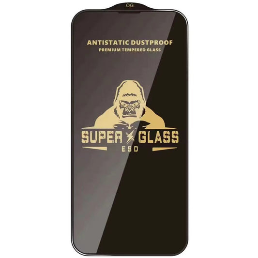 Folia ochronna na ekran Techsuit do Apple iPhone 18 Pro Max, szkło hartowane, pełna klej, czarna