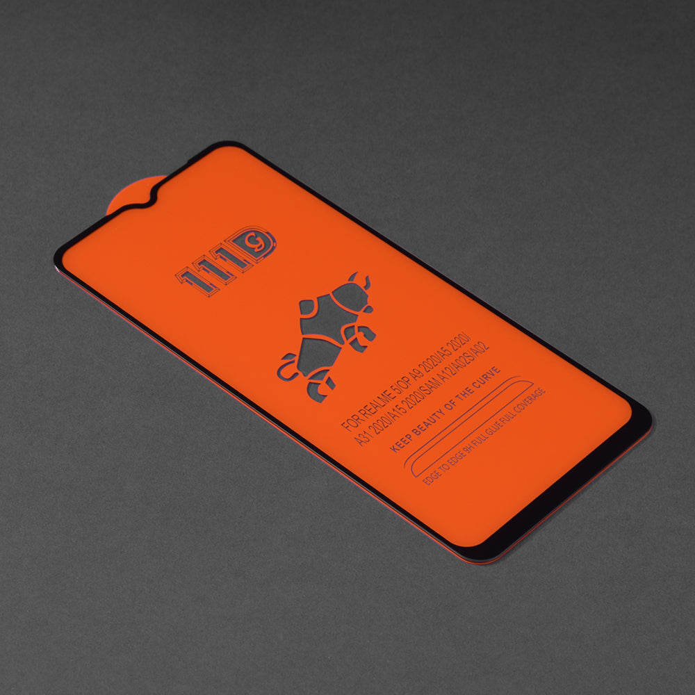 Folia ochronna na ekran Techsuit do Honor 70 Lite / X6 / X8 5G, szkło hartowane, Full Glue, 111D, czarna