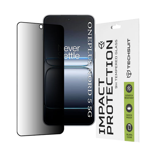 Folia ochronna Techsuit na ekran dla OnePlus Nord 5, Szkło Hartowane, Full Glue, 111D