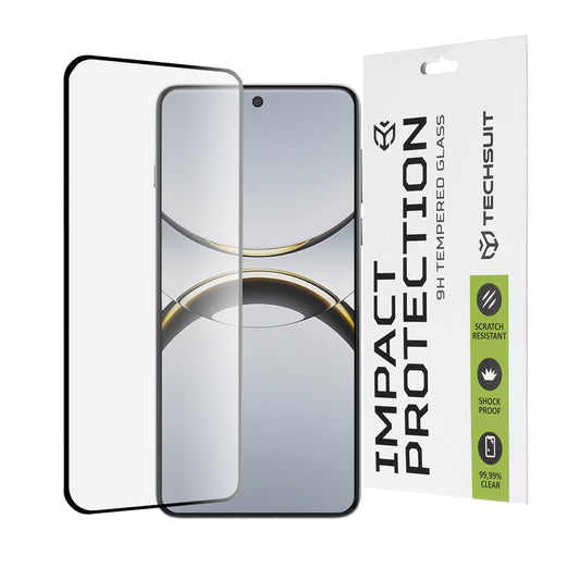 Folia ochronna na ekran Techsuit do Oppo Find X8 Pro, szkło hartowane, pełny klej, 111D, czarna